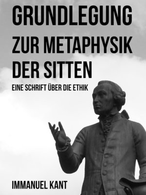 cover image of Grundlegung zur Metaphysik der Sitten